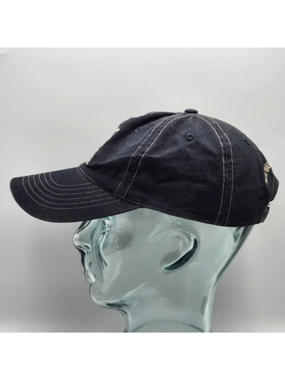 Fat Tire Amber Ale Embroidered Baseball Cap New Belgium Brewing Co Navy Blue